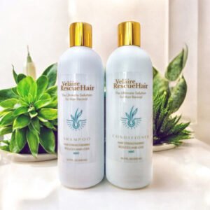 Veláire RescueHair Shampoo & Conditioner. The Ultimate Solution for Hair Revival.